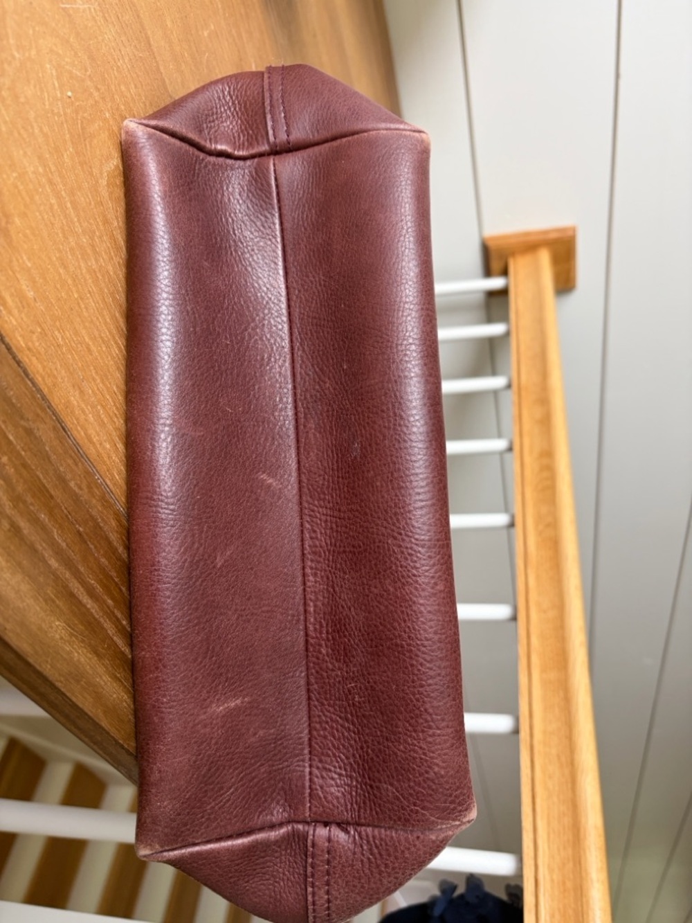 Madewell Transport tote, burgundy 100% leather - Picture 6 of 6